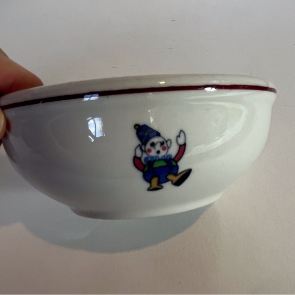 Shenango China Child’s Bowl and Mug Set Jack Be Nimble, Peter Pumpkin Eater - Picture 7 of 14